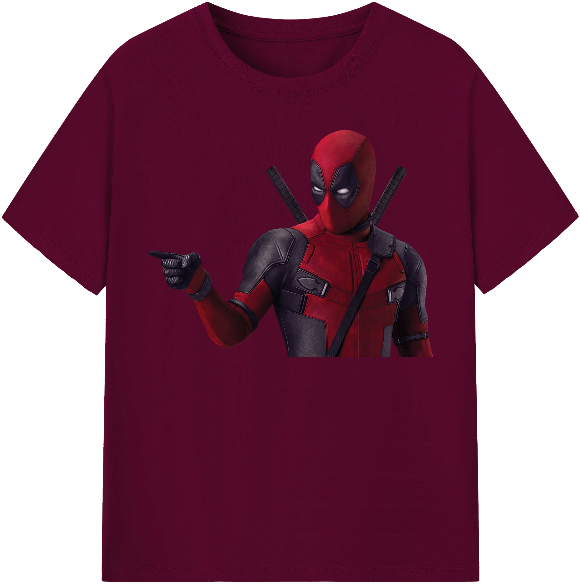 （画像用） Deadpool デッドプール レディースカジュアルプリントTシャツ（綿100％）